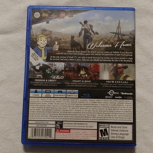 *PS4**Fallout* Game - Picture 4 of 4